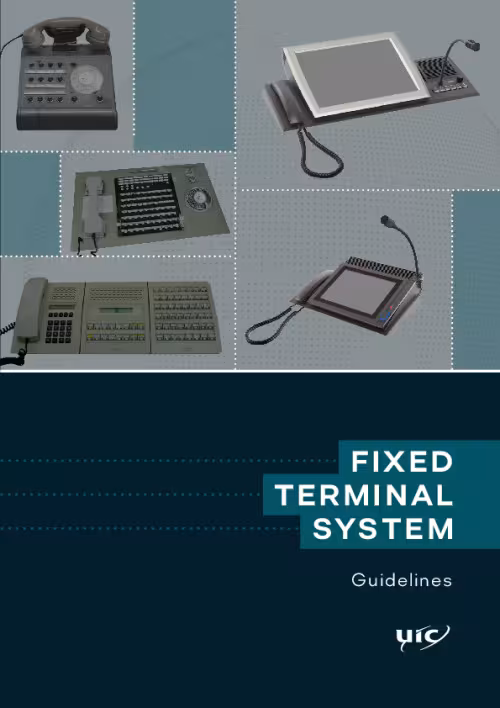 Fixed Terminal System Guidelines (F-0445 version 1.0)
