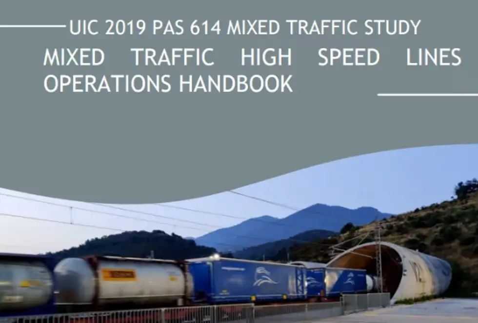 Mixed Traffic High Speed Lines Operations Handbook